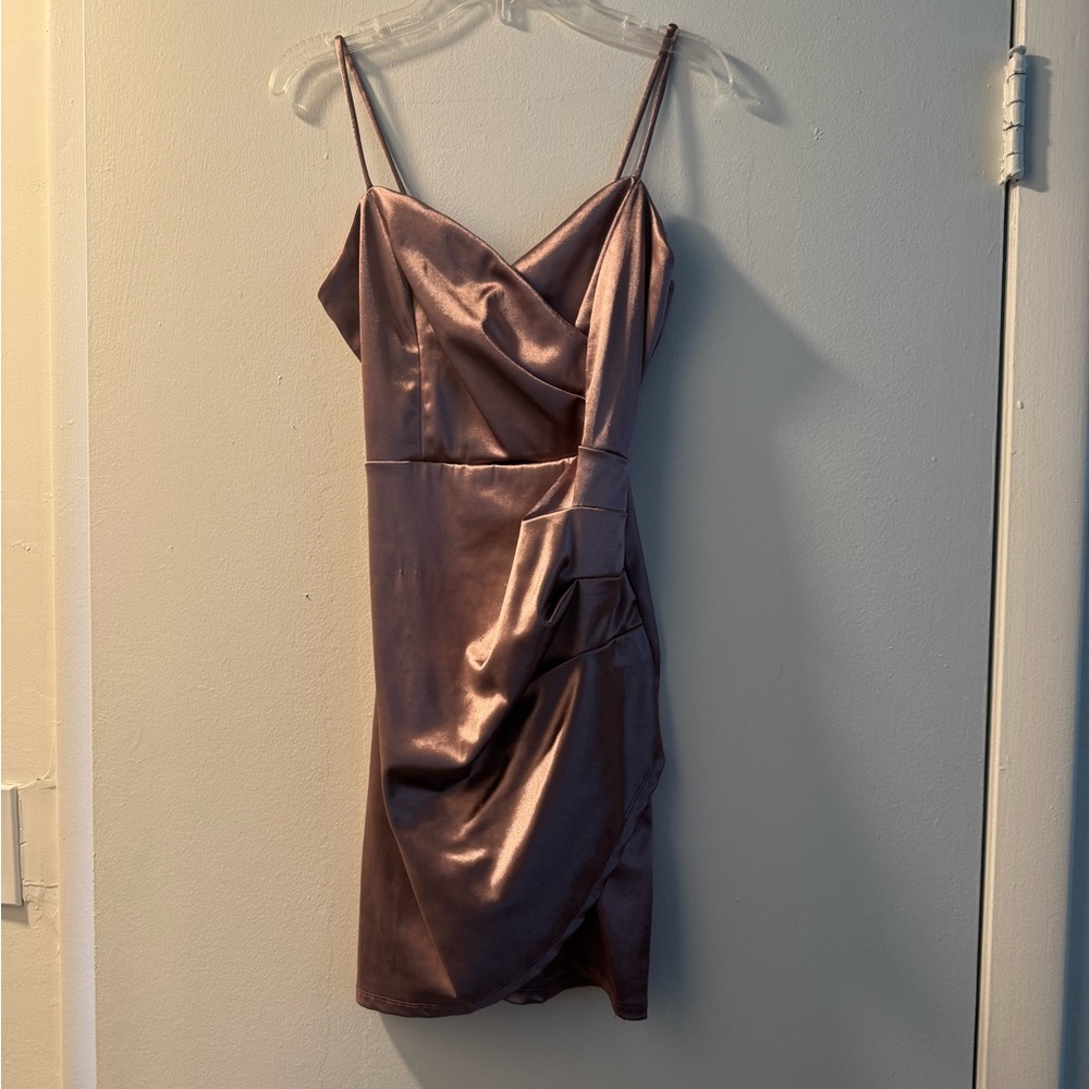 Lilac mini dress